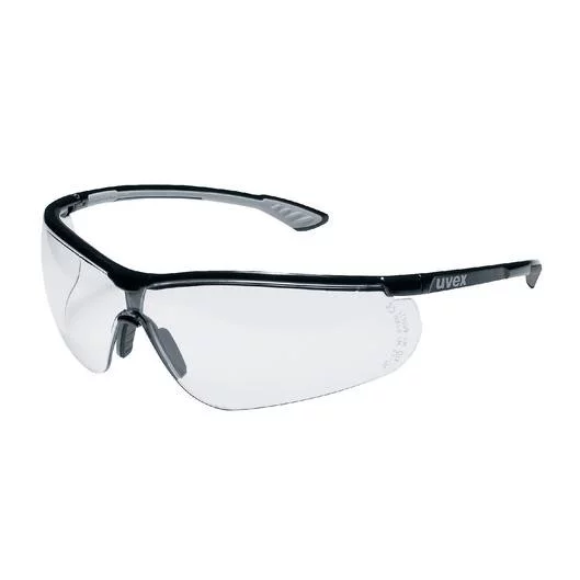 uvex sportstyle PPE safety spectacles, Feather-light safety spectacles with a sporty design, Clear lens