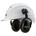 uvex K20H dielectric helmet earmuffs for medium noise areas. Dielectric earmuffs for use with the uvex pheos E helmet, ensures safety during electrical work. SNR30dB