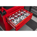 Sealey AK470DX Automotive Vehicle Mobile Multifunction Oil Station with 61pc Tool Set
