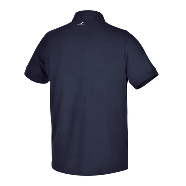 Beta Workwear 7552BL Three-button work polo shirt, made from piqué cotton, 200 g/m2, black XS-3XL blue