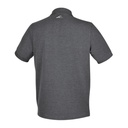 Beta Workwear 7552G Three-button work polo shirt, made from piqué cotton, 200 g/m2, black XS-3XL melange grey