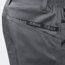 Beta Tools Workwear 7931MG Work bermuda cargo shorts, 100% cotton, grey XS-3XL
