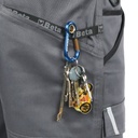 Beta Tools Workwear 7931MG Work bermuda cargo shorts, 100% cotton, grey XS-3XL