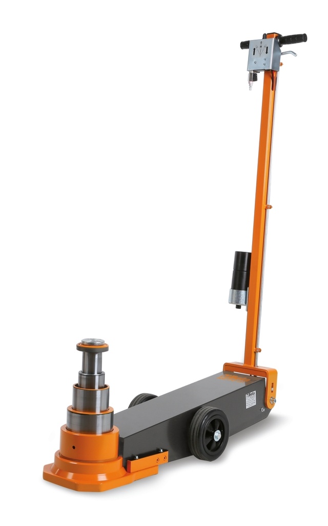 Beta Tools 3067/70-13T Long Version Air Hydraulic Jack for lorries, artics, buses & coaches & agricultural. 70-43-23-13 tons capacity, 74kg, 8-10bar, 600 l/min