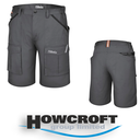 Beta Tools Workwear 7931MG Work bermuda cargo shorts, 100% cotton, grey XS-3XL