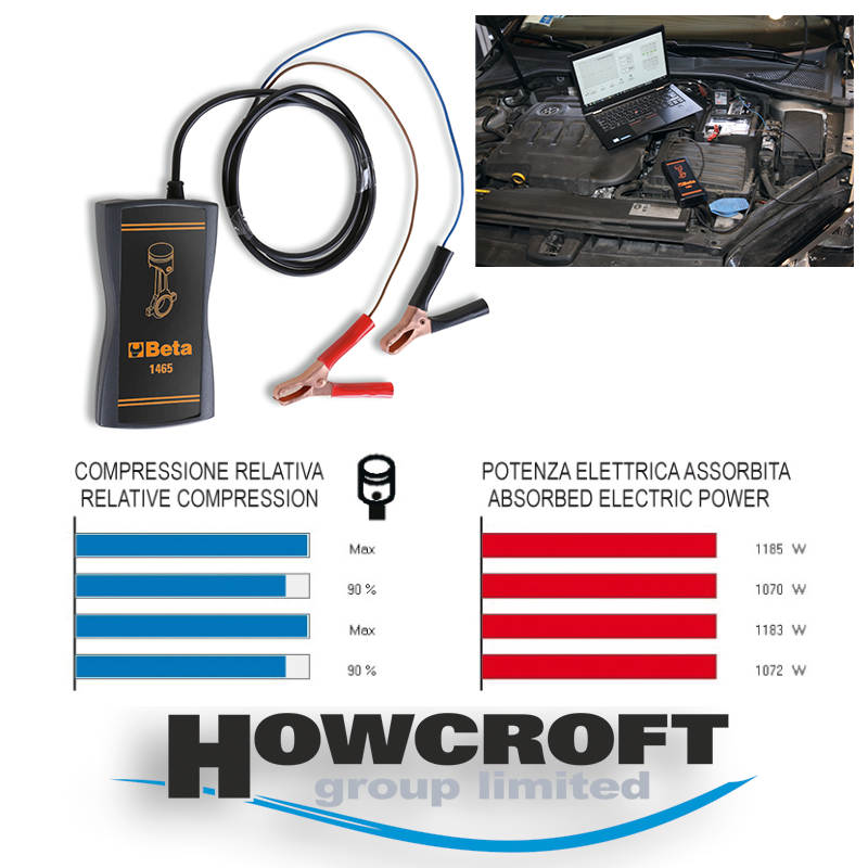 Beta Tools 1465 Engine efficiency tester, Takes just a few seconds to test compression.