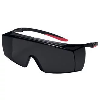 uvex 9169175 super f OTG infrared black/red grey shade 5 infradur plus PPE Safety Glasses
