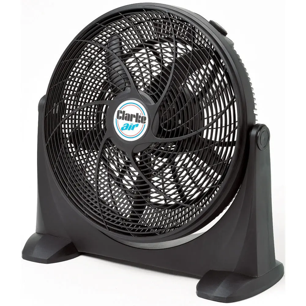 Clarke 3230475 CBF20 20" Box Fan. 120W, 230V motor with 3 speed control. High velocity air flow for use in domestic or office environments