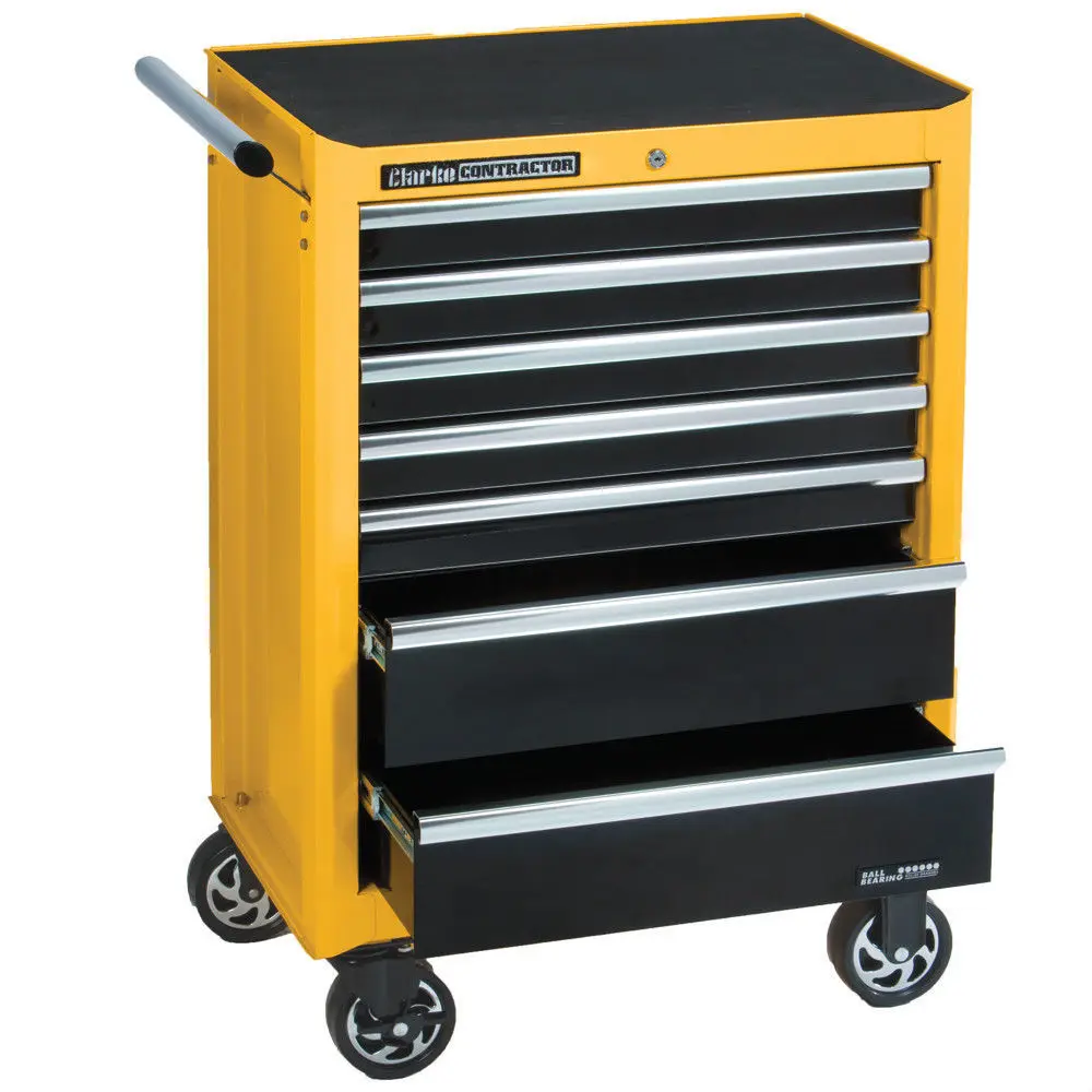 Clarke 7638137 Contractor CC170C Top of the Range 7 Ball Bearing Drawer Tool Cabinet 53.7kg