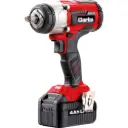 Clarke 4500619 CIR184LIP 18V Brushless High Torque 400Nm 1/2" Drive Impact Wrench With 2 x 18V Li-ion 4Ah Batteries & Charger - 230V Quick Charger