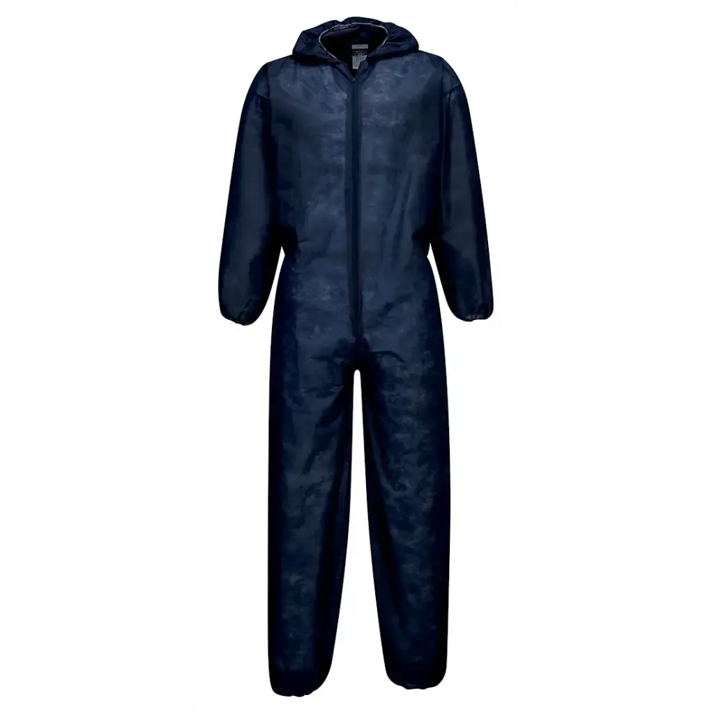PORTWEST ST11 - Disposable Coverall PP 40g (Pk120) Navy / White M - XXXL This product is packed in bags of 10