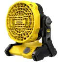 SFMCE001B-XJ STANLEY® 18V V20 Job Site Fan - Bare Unit. PART OF THE NEW 18V STANLEY® FATMAX® V20 CORDLESS SYSTEM: Battery Operated Mobile Fan