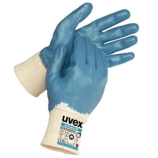 uvex 60023 profi pure HG (Hydro-Grip) PPE Safety Gloves, Available in sizes: 6-11 61161020