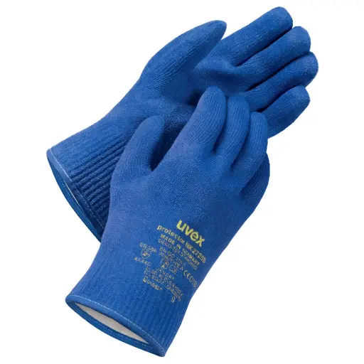 [NK2725B] uvex 60535 protector chemical NK2725B PPE Safety Gloves - Reliable cut protection with HPPE/glass fibre combination, EN 388:2016 4 X 4 4 C and EN ISO 374-1:2016 type A J K N O P T 61161020