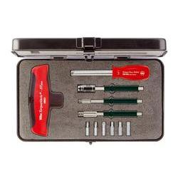 [29234] wiha Torque screwdriver with T-handle set TorqueVario®-S T 5–14 Nm mixed, 12 pcs variably adjustable torque limit incl box